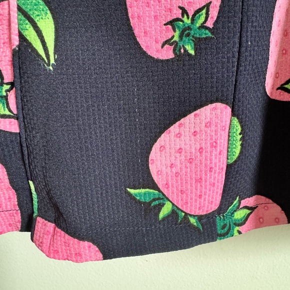 Strawberry Navy Blue Mini Dress, Size M. Purchased from Spain. - Picture 2 of 6